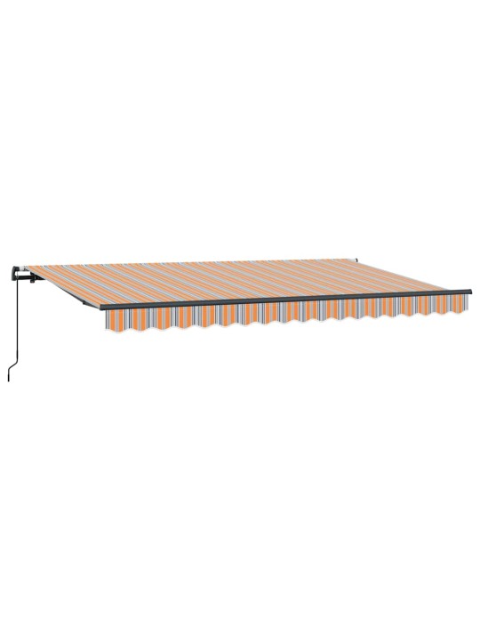 Sissetõmmatav varikatus mitmevärviline 400 x 200 cm