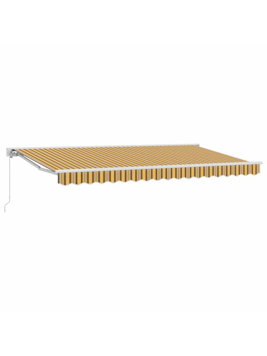 Sissetõmmatav varikatus mitmevärviline triip 400x200 cm