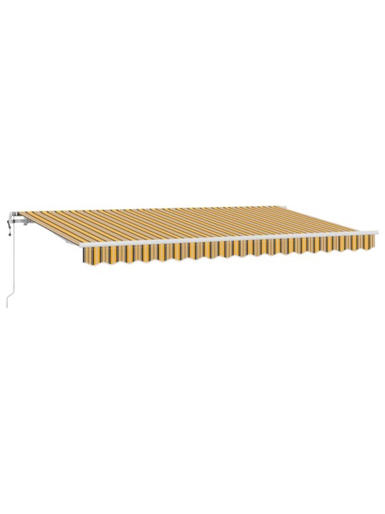 Sissetõmmatav varikatus mitmevärviline 400 x 200 cm