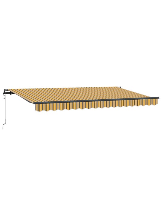 Sissetõmmatav varikatus mitmevärviline 400 x 200 cm