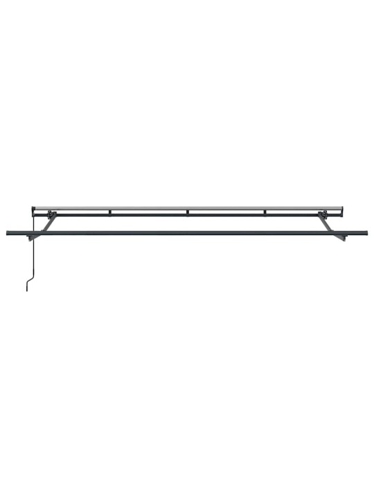 Sissetõmmatav varikatus valge 400 x 200 cm
