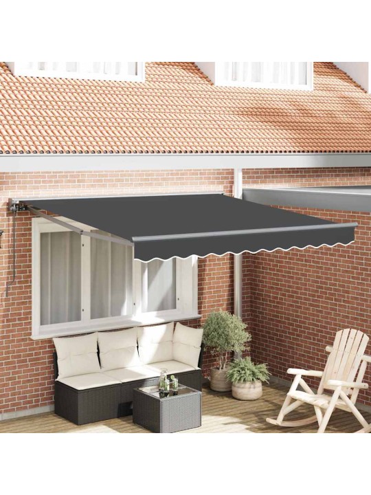 Sissetõmmatav varikatus antratsiit 300x250 cm kangas
