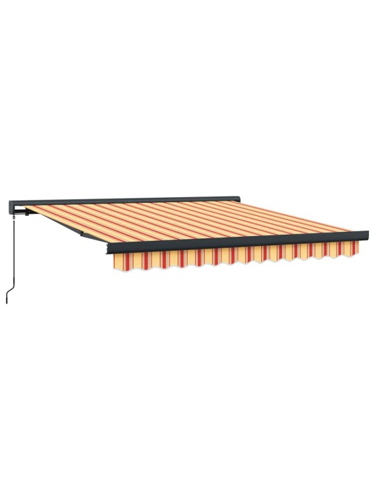Sissetõmmatav varikatus kollane, oranž 300 x 250 cm