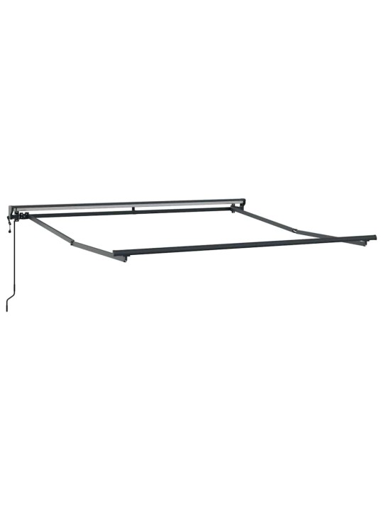 Elektriline lükandvarikatus kollane ja oranž 300x250 cm kangas