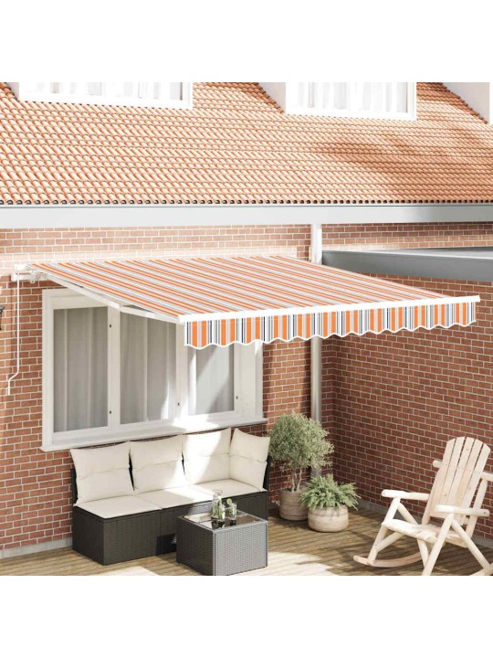 Varikatus mitmevärviline 3 x 2,5 m polüester ja metall