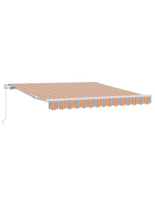 Varikatus mitmevärviline 3 x 2,5 m polüester ja metall