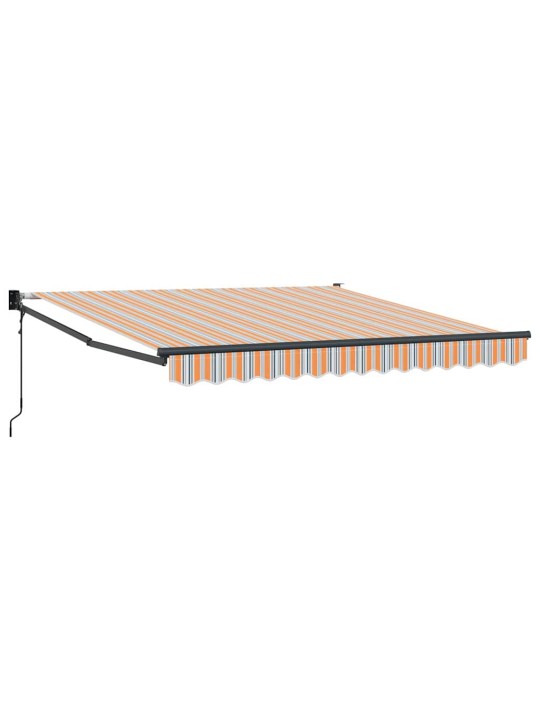 Sissetõmmatav varikatus mitmevärviline 300 x 250 cm kangas
