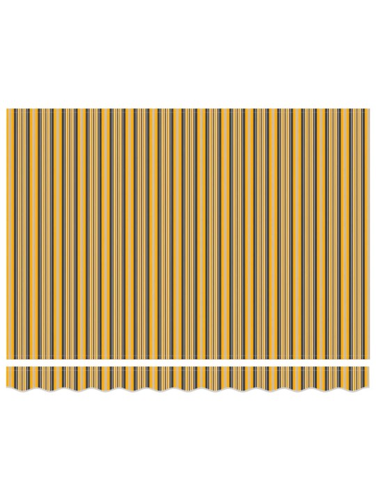 Sissetõmmatav varikatus with 300 x 250 cm mitmevärviline