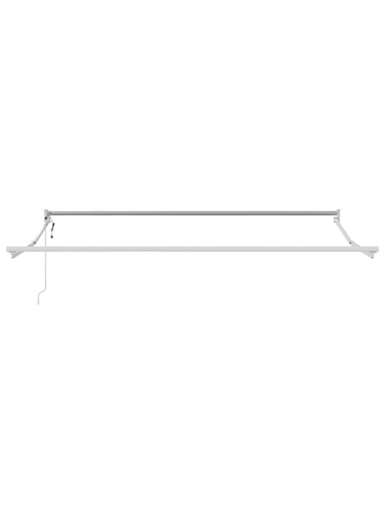Varikatus valge 3 x 2,5 m polüester ja metall