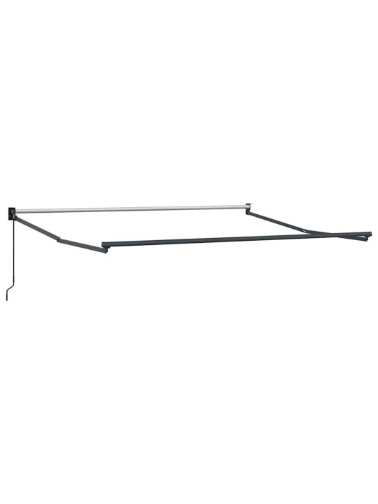 Varikatus valge 3 x 2,5 m polüester ja metall