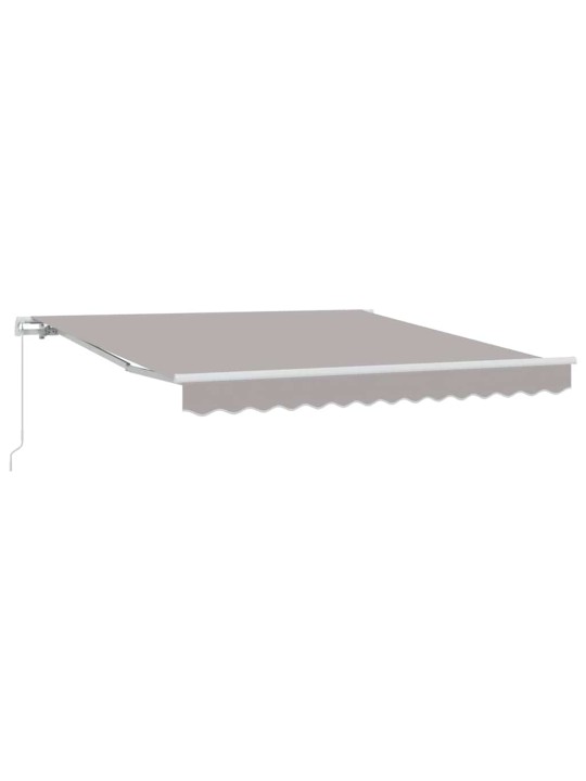 Varikatus helehall 3 x 2,5 m polüester ja metall