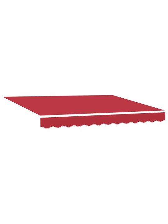 Varikatus punane 3 x 2,5 m polüester ja metall