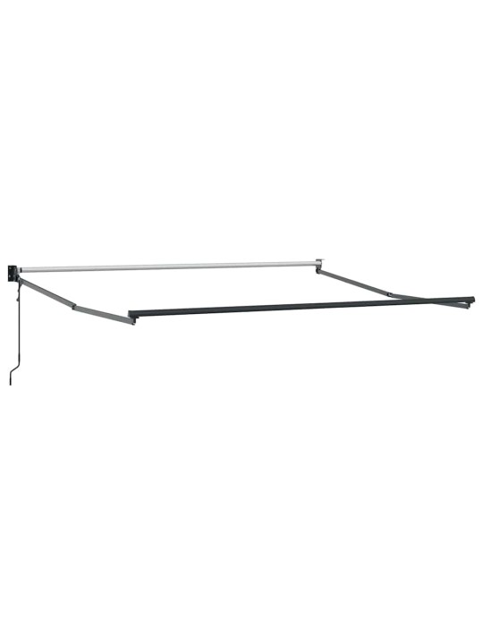 Varikatus punane 3 x 2,5 m polüester ja metall