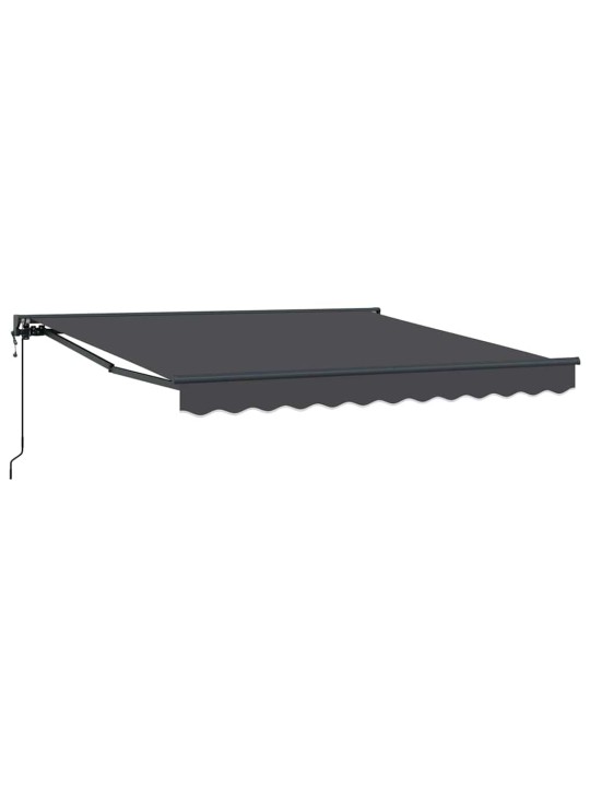 Sissetõmmatav varikatus antratsiit 350x250 cm kangas