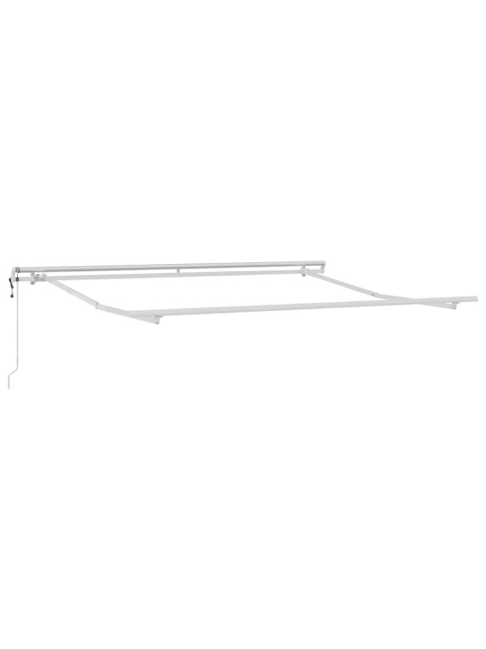 Sissetõmmatav varikatus 350 x 250 cm punane ja valge