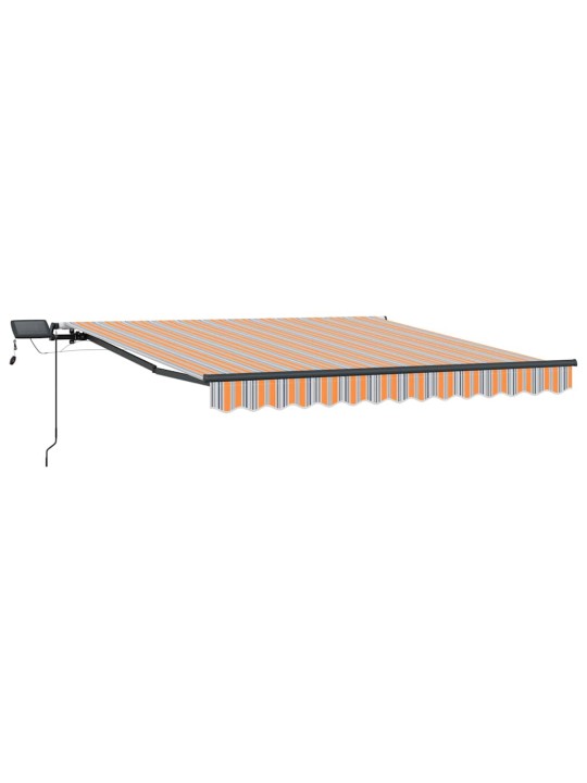 Sissetõmmatav varikatus mitmevärviline 350 x 250 cm kangas