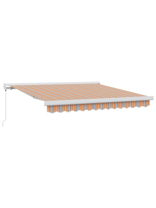 Sissetõmmatav varikatus mitmevärviline 350 x 250 cm