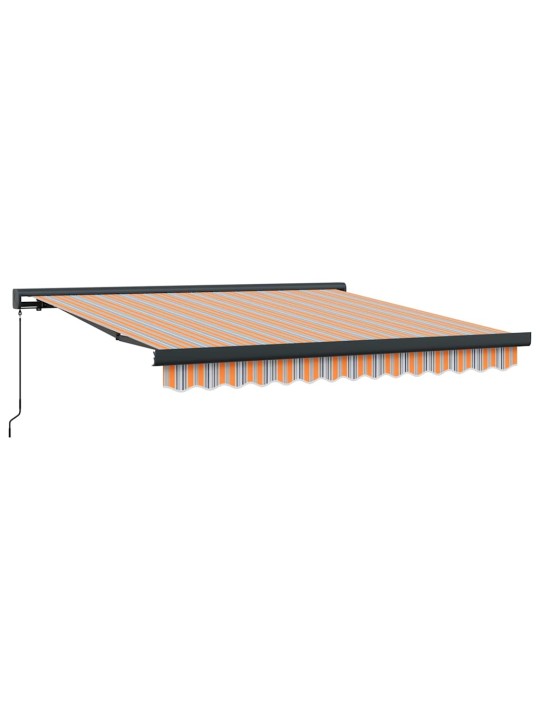 Sissetõmmatav varikatus mitmevärviline 350 x 250 cm