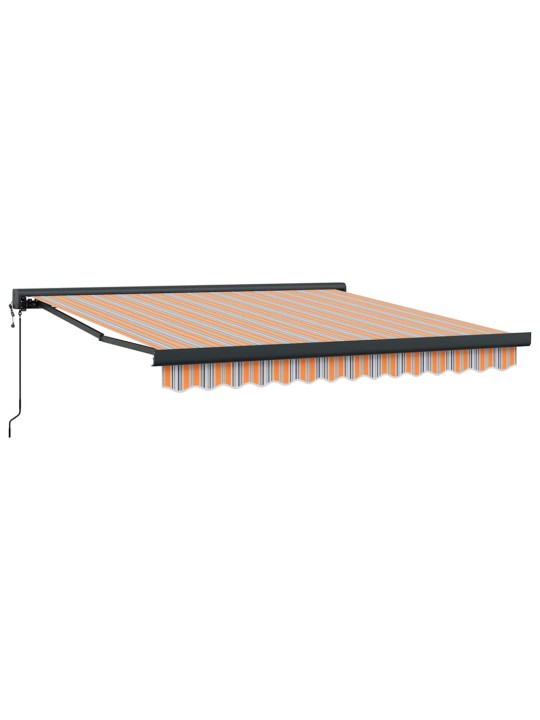 Sissetõmmatav varikatus mitmevärviline 350 x 250 cm