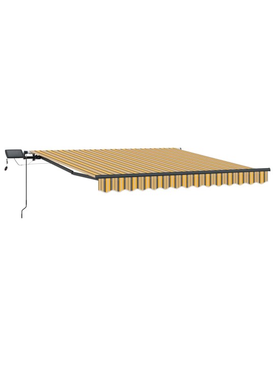 Sissetõmmatav varikatus mitmevärviline 350 x 250 cm kangas