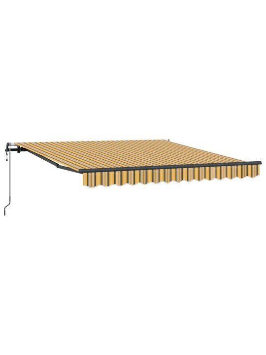 Sissetõmmatav varikatus mitmevärviline 350 x 250 cm kangas