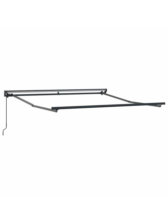 Sissetõmmatav varikatus valge 350x250 cm kangas