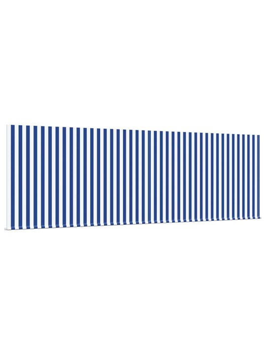 Sissetõmmatav varikatus sinine ja antriit 400 × 300 cm