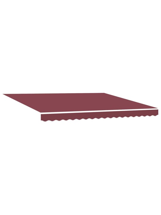 Elektriline poolkassetivari burgundia punane 400x300 cm kangas