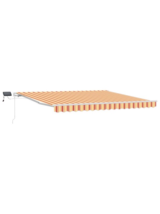 Sissetõmmatav varikatus with 400 × 300 cm kollane ja oranž