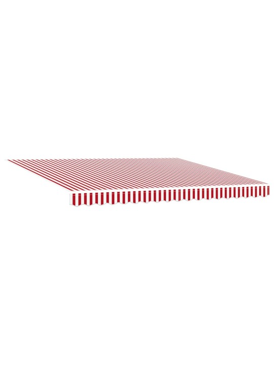 Sissetõmmatav varikatus with 400 × 300 cm punane ja valge