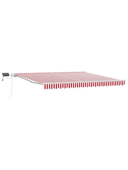Sissetõmmatav varikatus with 400 × 300 cm punane ja valge