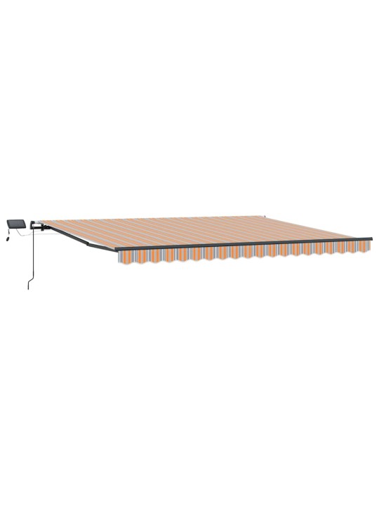 Sissetõmmatav varikatus mitmevärviline 400 × 300 cm kangas