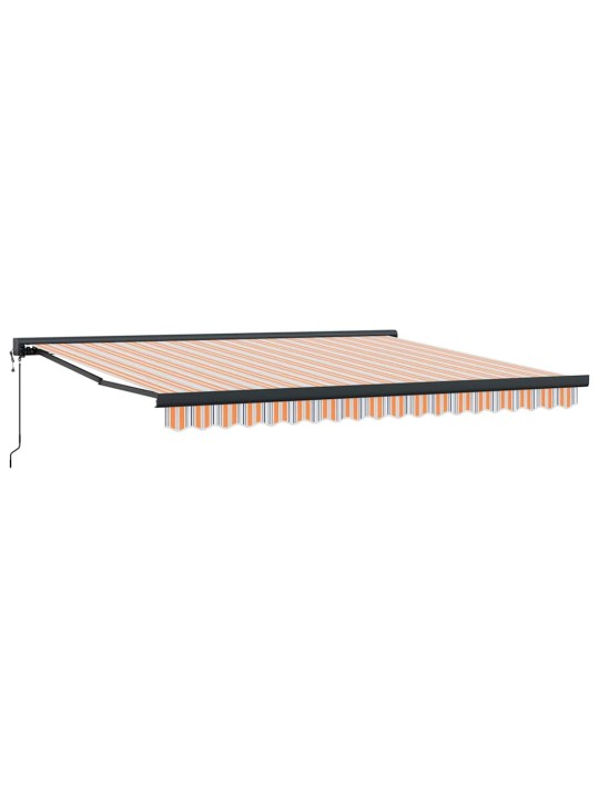 Sissetõmmatav varikatus mitmevärviline 400 × 300 cm
