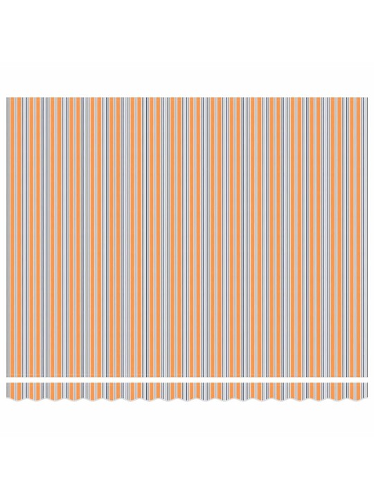 Sissetõmmatav varikatus mitmevärviline triip 400x300 cm