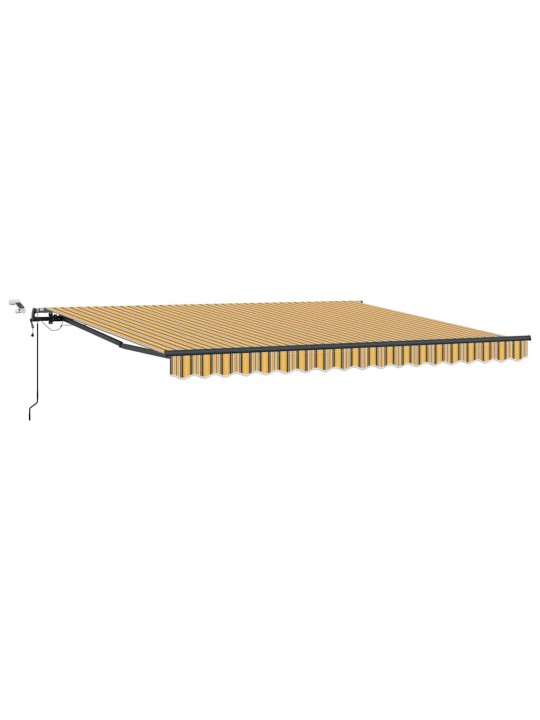 Sissetõmmatav varikatus mitmevärviline 400 × 300 cm kangas