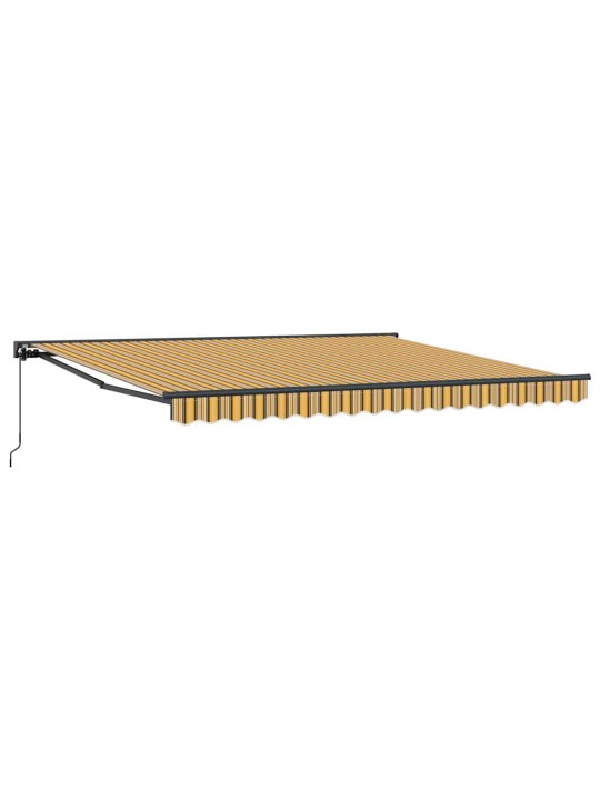 Sissetõmmatav varikatus mitmevärviline triip 400x300 cm