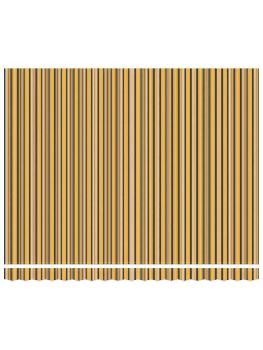 Sissetõmmatav varikatus mitmevärviline triip 400x300 cm