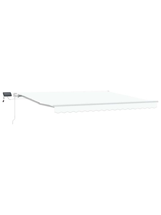 Sissetõmmatav varikatus with 400 × 300 cm valge