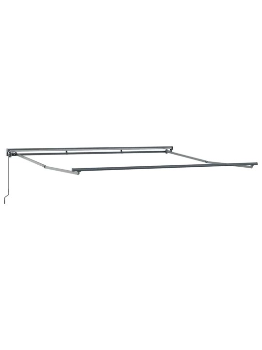 Sissetõmmatav varikatus valge 400x300 cm kangas