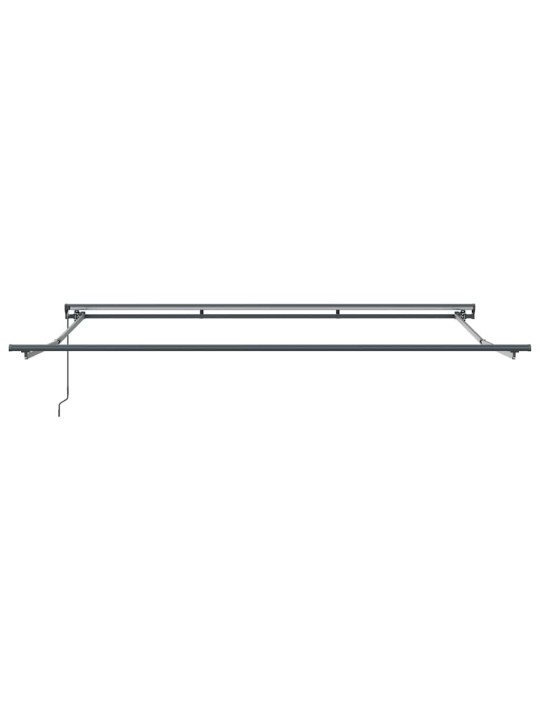 Sissetõmmatav varikatus valge 400x300 cm kangas