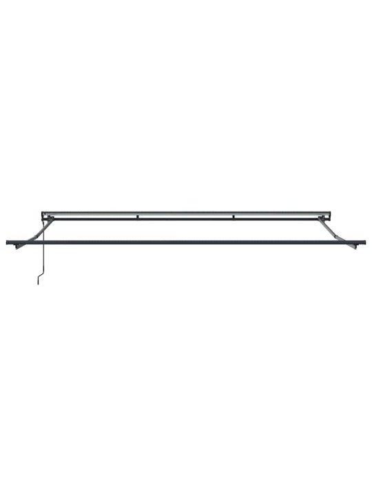 Sissetõmmatav varikatus valge 400x300 cm kangas