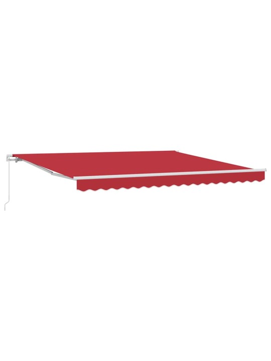 Sissetõmmatav varikatus merine sinine 400 × 300 cm polüester
