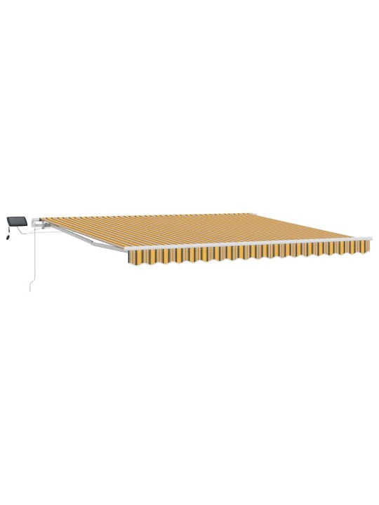 Sissetõmmatav varikatus with 400 × 350 cm mitmevärviline