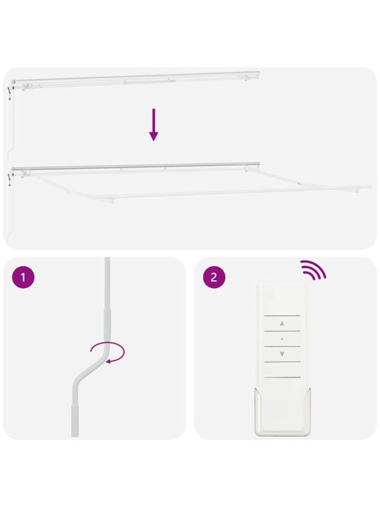Sissetõmmatav varikatus 400 × 350 cm mitmevärviline