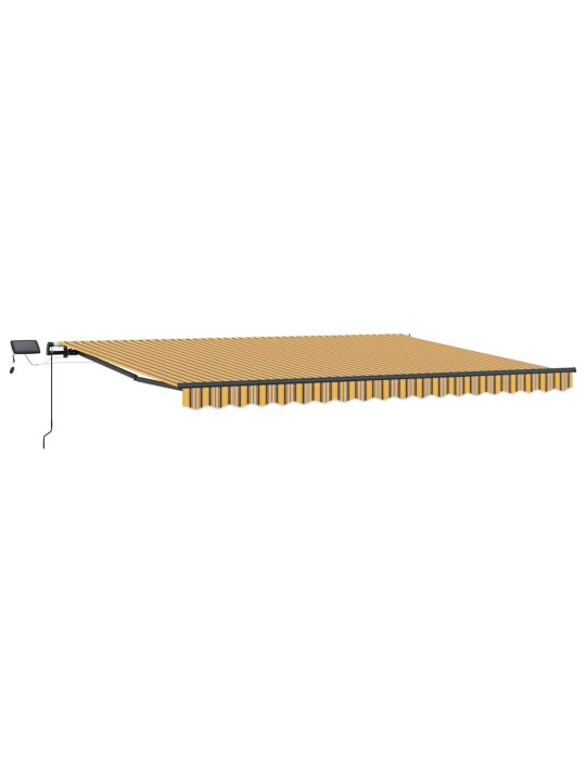 Sissetõmmatav varikatus mitmevärviline 400 × 350 cm kangas