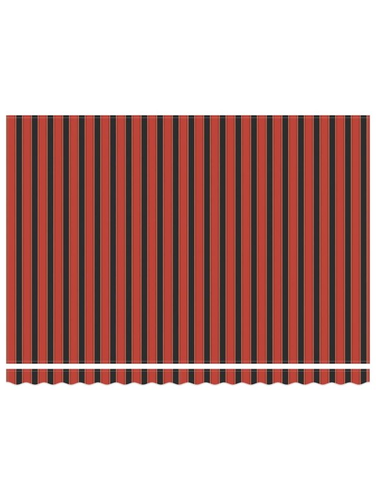 Sissetõmmatav varikatus with 450 × 300 cm oranž ja pruun