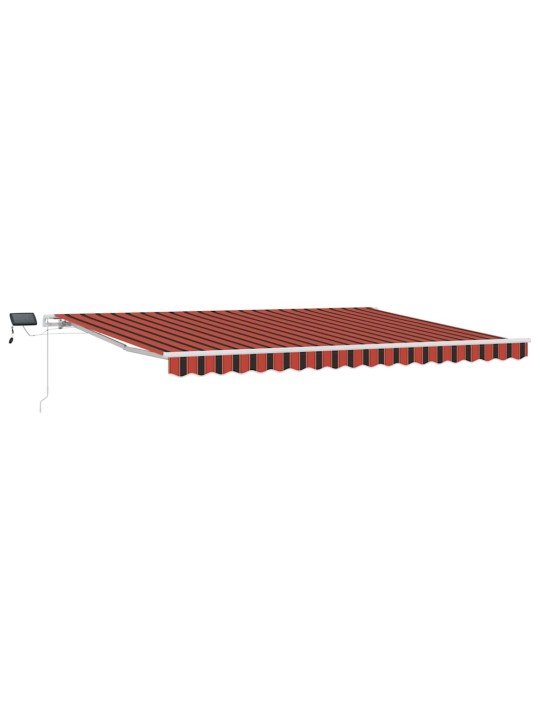 Sissetõmmatav varikatus with 450 × 300 cm oranž ja pruun