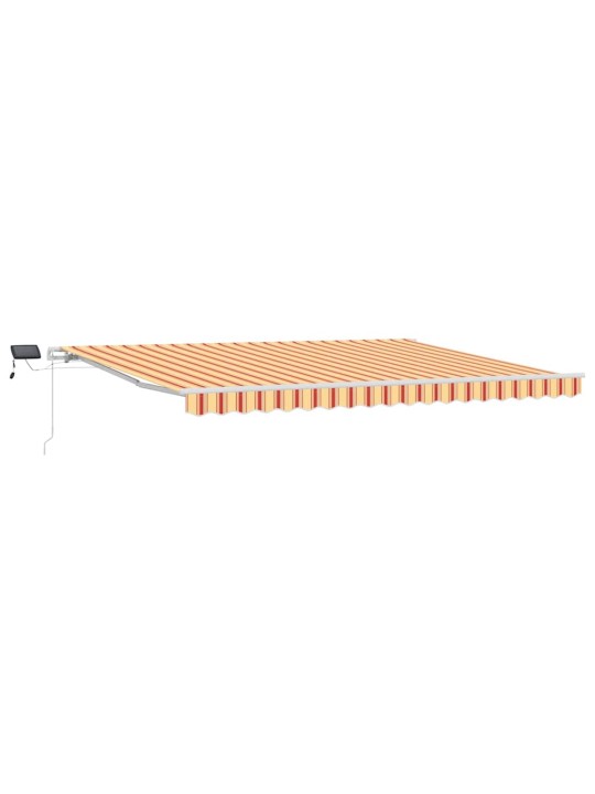 Sissetõmmatav varikatus with 450 × 300 cm kollane ja oranž