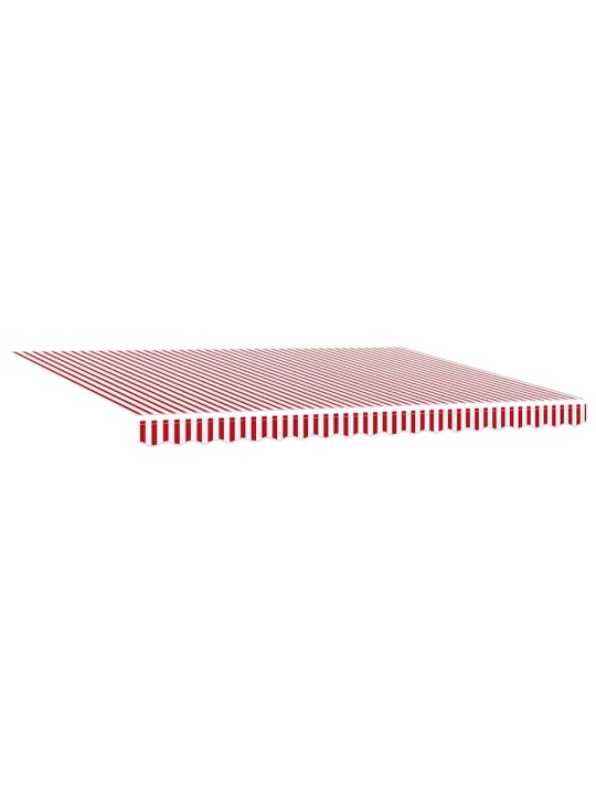 Varikatus punane ja valge 450 × 300 cm kangas