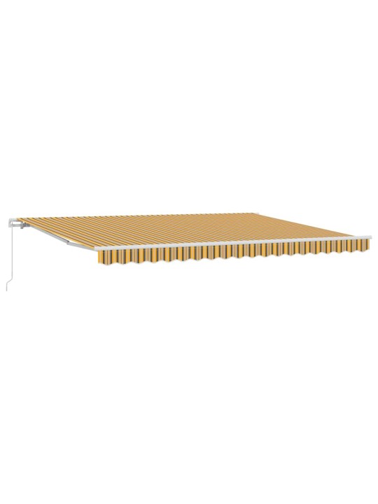 Sissetõmmatav varikatus striped mitmevärviline 450 × 300 cm